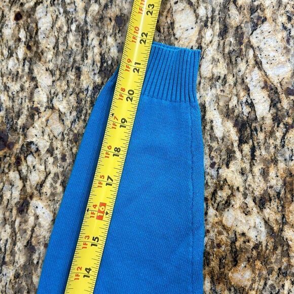 LaVane Cotton Blend Argyle Print V-neck Pullover Sweater Size S - Picture 9 of 9